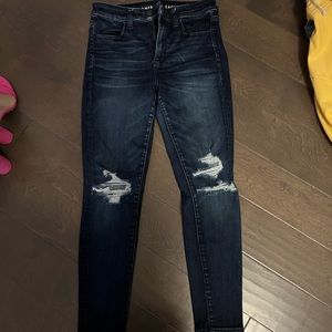 American eagle blue jeans size: 8